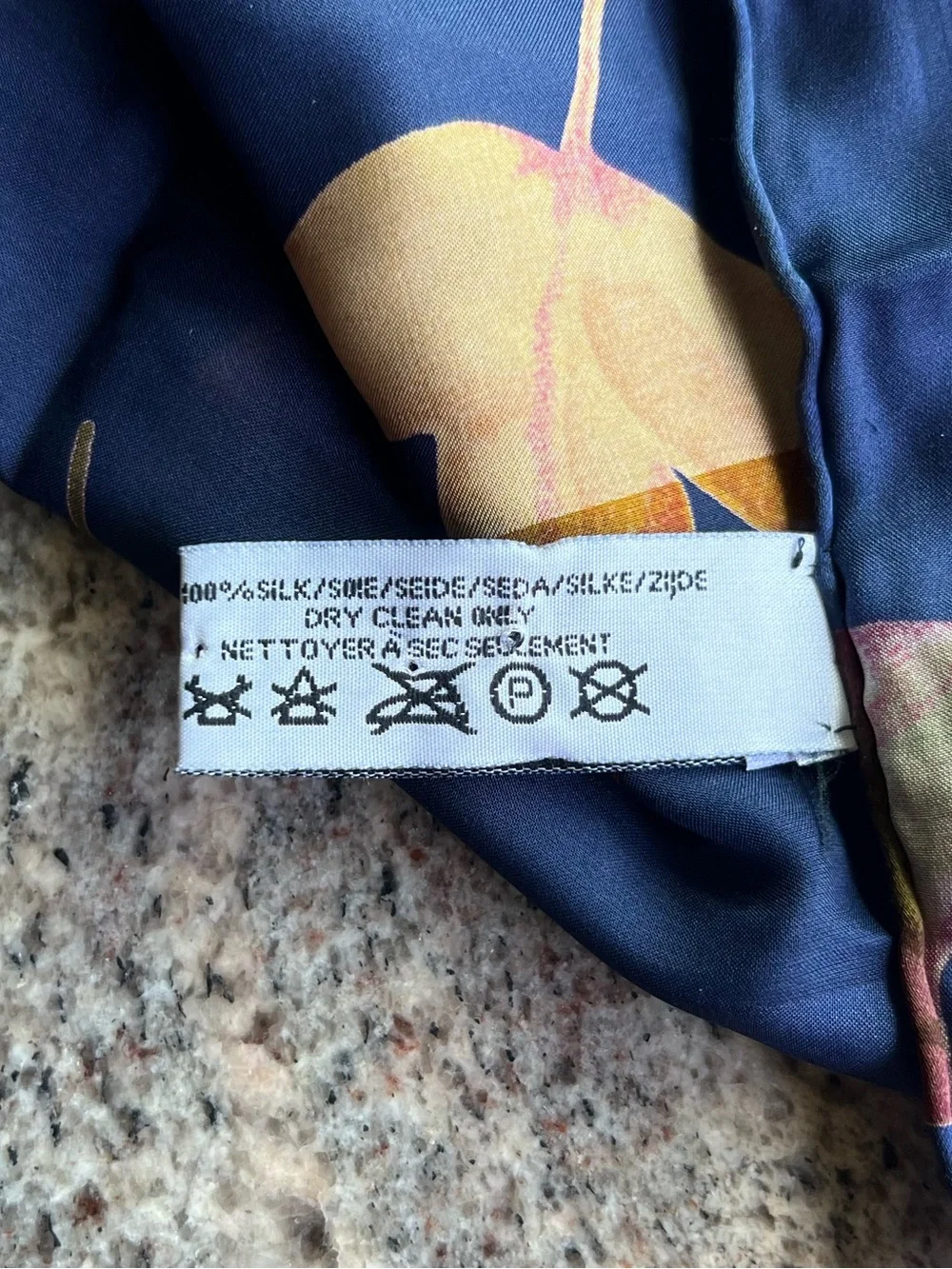 Silk Liz Claiborne Fall Leaves Scarf